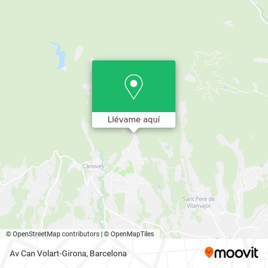 Mapa Av Can Volart-Girona