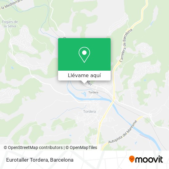 Mapa Eurotaller Tordera