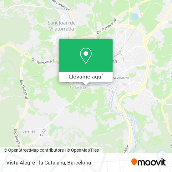 Mapa Vista Alegre - la Catalana