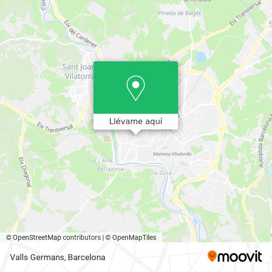 Mapa Valls Germans