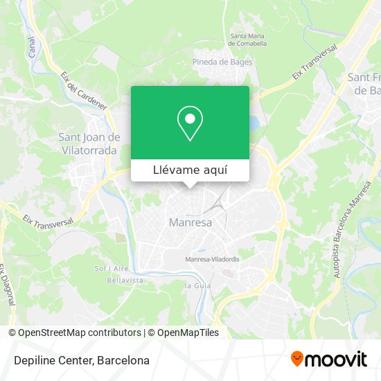 Mapa Depiline Center