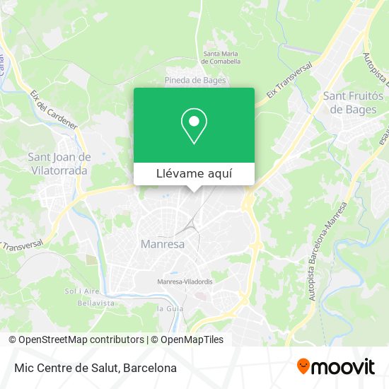 Mapa Mic Centre de Salut