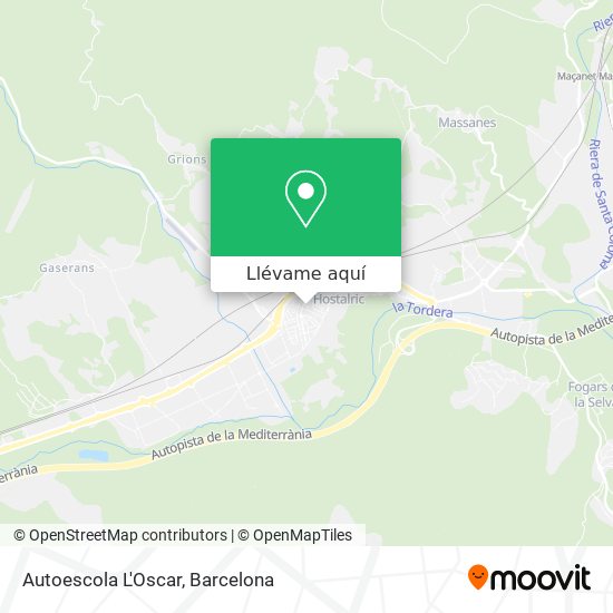 Mapa Autoescola L'Oscar