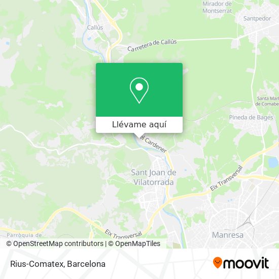 Mapa Rius-Comatex