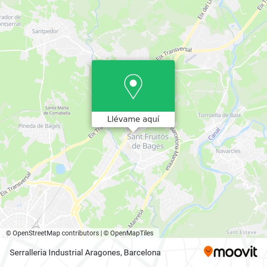 Mapa Serralleria Industrial Aragones