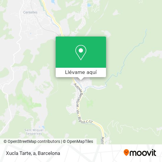 Mapa Xucla Tarte, a