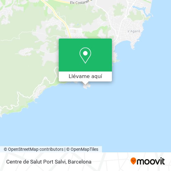 Mapa Centre de Salut Port Salvi