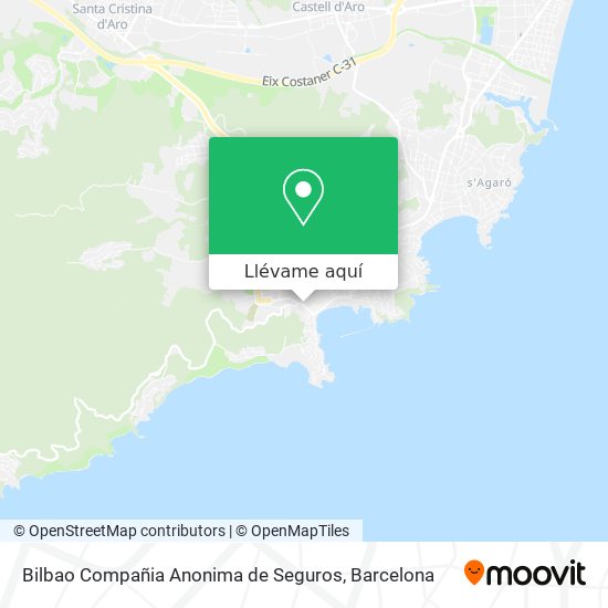Mapa Bilbao Compañia Anonima de Seguros