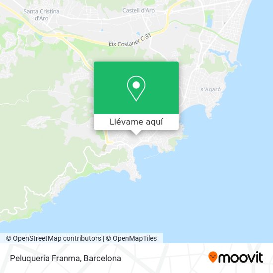 Mapa Peluqueria Franma