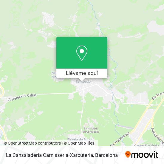 Mapa La Cansaladeria Carnisseria-Xarcuteria