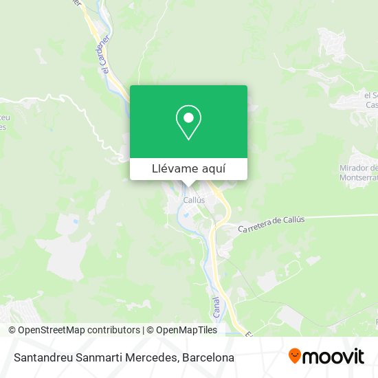 Mapa Santandreu Sanmarti Mercedes