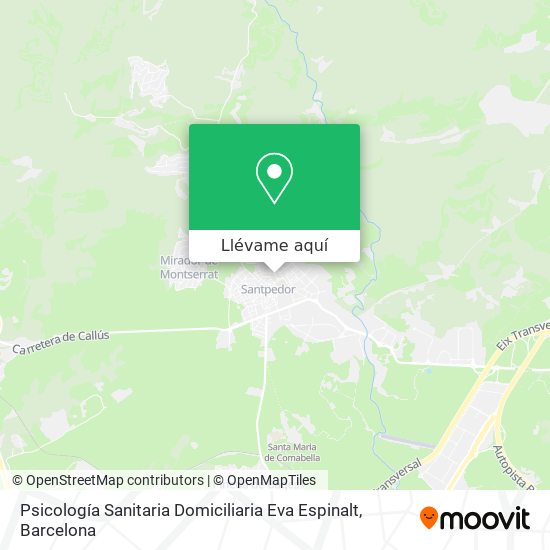 Mapa Psicología Sanitaria Domiciliaria Eva Espinalt