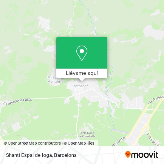 Mapa Shanti Espai de Ioga