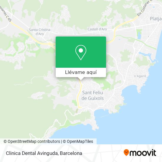 Mapa Clinica Dental Avinguda