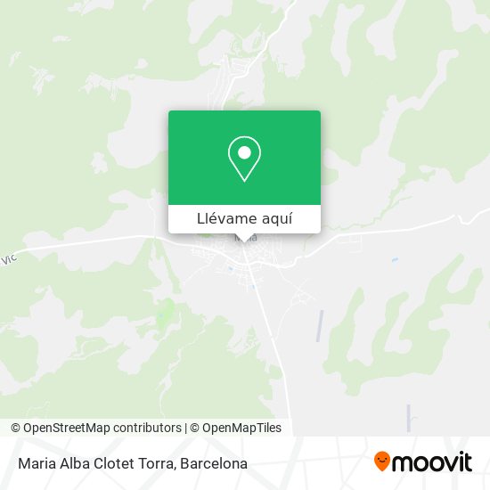 Mapa Maria Alba Clotet Torra