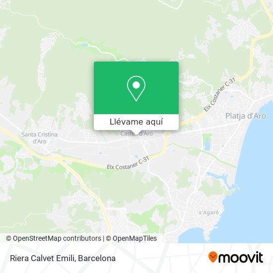 Mapa Riera Calvet Emili