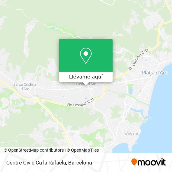 Mapa Centre Cívic Ca la Rafaela