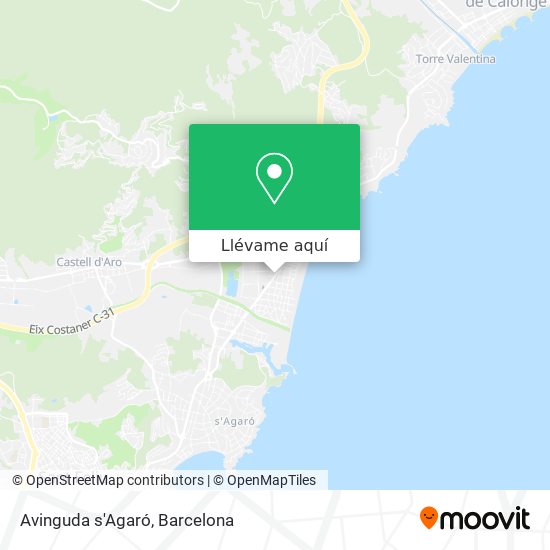 Mapa Avinguda s'Agaró