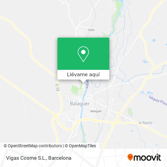 Mapa Vigas Cosme S.L.