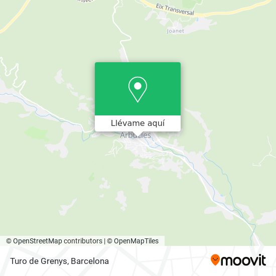 Mapa Turo de Grenys