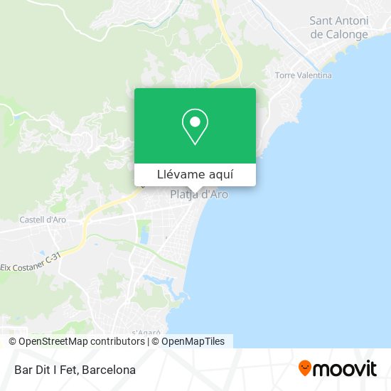 Mapa Bar Dit I Fet