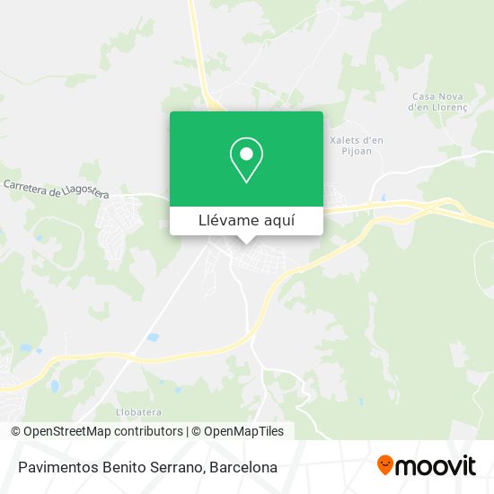 Mapa Pavimentos Benito Serrano