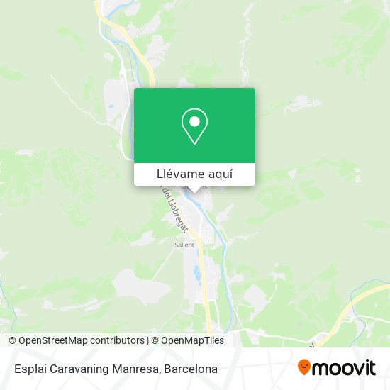 Mapa Esplai Caravaning Manresa
