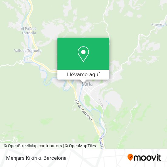 Mapa Menjars Kikiriki