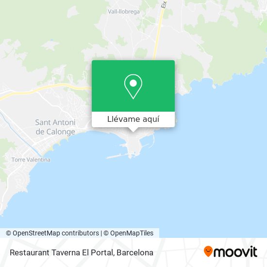 Mapa Restaurant Taverna El Portal