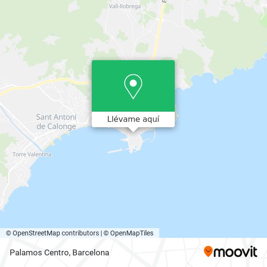 Mapa Palamos Centro