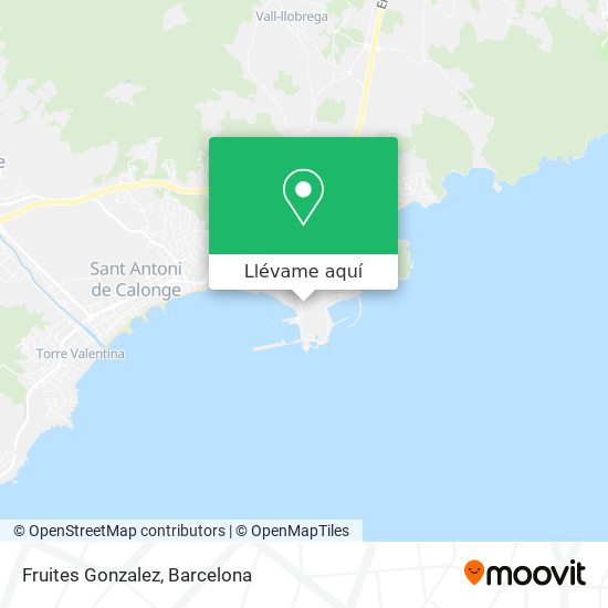 Mapa Fruites Gonzalez