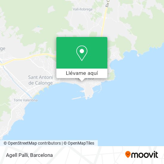 Mapa Agell Palli