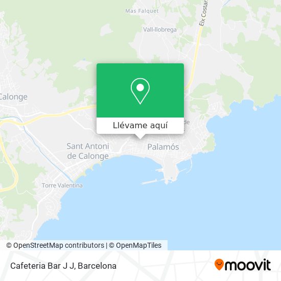 Mapa Cafeteria Bar J J