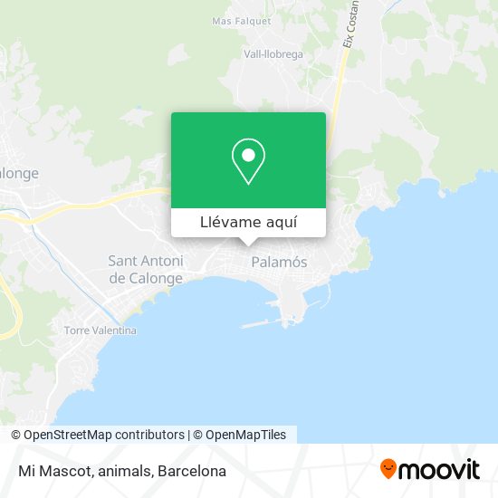 Mapa Mi Mascot, animals