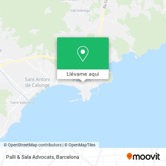 Mapa Pallí & Sala Advocats