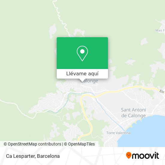 Mapa Ca Lesparter