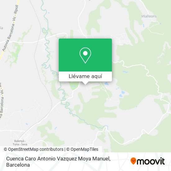 Mapa Cuenca Caro Antonio Vazquez Moya Manuel