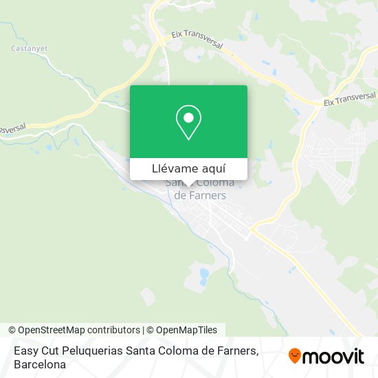 Mapa Easy Cut Peluquerias Santa Coloma de Farners