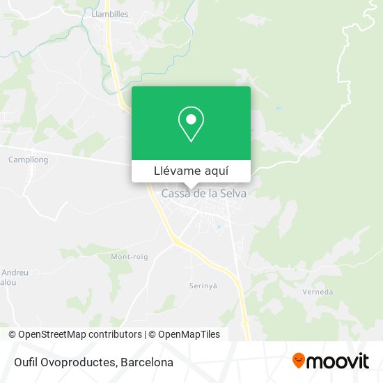 Mapa Oufil Ovoproductes
