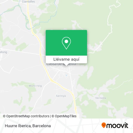 Mapa Huurre Iberica