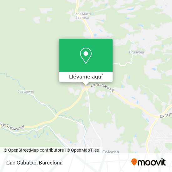 Mapa Can Gabatxó