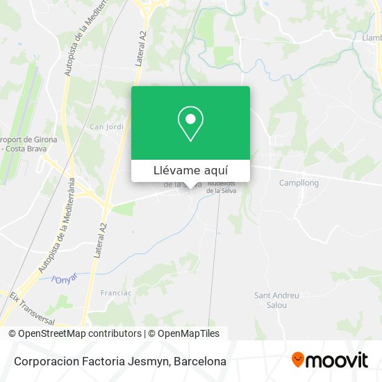 Mapa Corporacion Factoria Jesmyn
