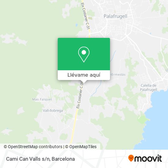 Mapa Cami Can Valls s/n