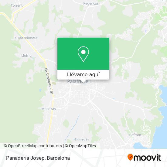 Mapa Panaderia Josep
