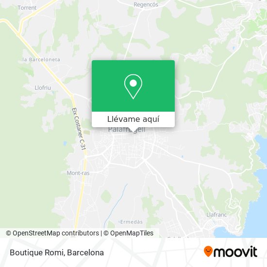 Mapa Boutique Romi