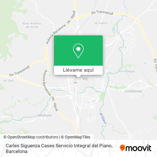 Mapa Carles Siguenza Cases Servicio Integral del Piano