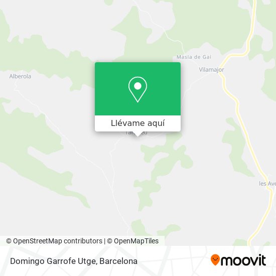 Mapa Domingo Garrofe Utge