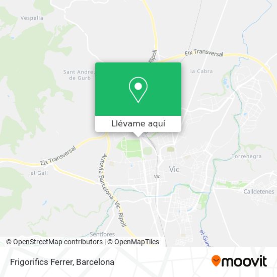 Mapa Frigorifics Ferrer