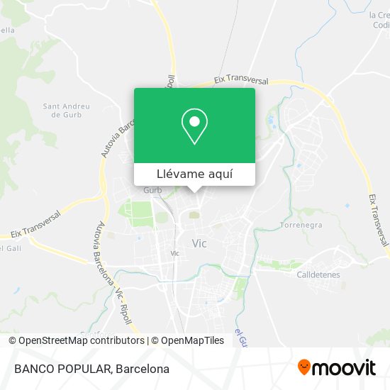 Mapa BANCO POPULAR