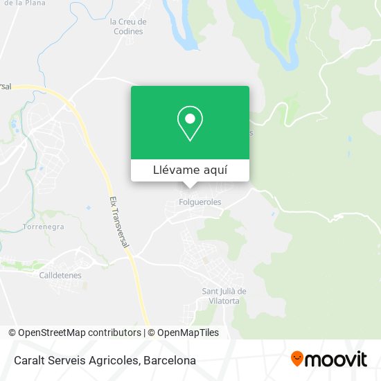 Mapa Caralt Serveis Agricoles